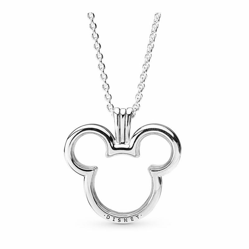 Coliere Pandora Disney, Mickey Floating Argint (wFoHOaef)